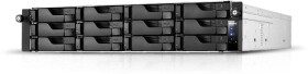 Asustor ASUSTOR AS6512RD+Rail 12 Bay NAS Intel ATOM C3538 Quad-Core 8GB DDR4 GbEx2 2.5 GbEx2 PCIe Gen3 by 8 x1 - 4 link USB 3.2 Gen 1x4
