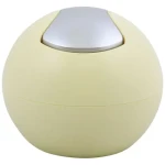 Spirella BOWL MATT mini výklopný odpadkový kôš 1 L matný žltý / plast (7610583203731)