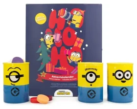 Minions Adventný kalendár s vonnou lampou / Adventný kalendár / Čajová sviečka + 24× vonný vosk (A2527)