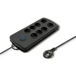 Qoltec 50161 Prepätová ochrana Quick Switch (8 zásuviek) / vypínač / 2.5m (50161-Q)