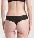 Dámske nohavičky ZERO Microfibre 2.0 Hipstring - BLACK - čierne 0004 - SLOGGI BLACK XS