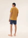Pánske pyžamo 42600 Sun yellow - HENDERSON Žlutá L