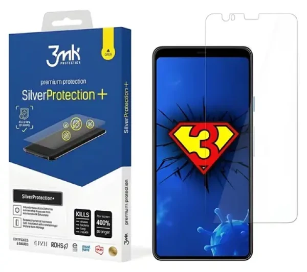 3mk SilverProtection+ Google Pixel 4 / Fólie antimikrobiálne / montáž na mokro