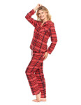 Pyžamo Moraj PDD6600-002 dlhé/r S-XL pruhované červená L
