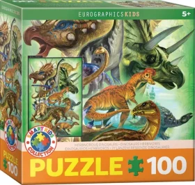 EUROGRAPHICS Puzzle bylinožraví dinosaury