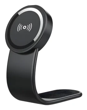 2GO FlexCharge čierna / Držiak do auta / bezdrôtové nabíjanie 15 W / MagSafe (797392)