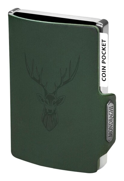 Kožená mini peňaženka Mondraghi Silhouette Classic Deer Green