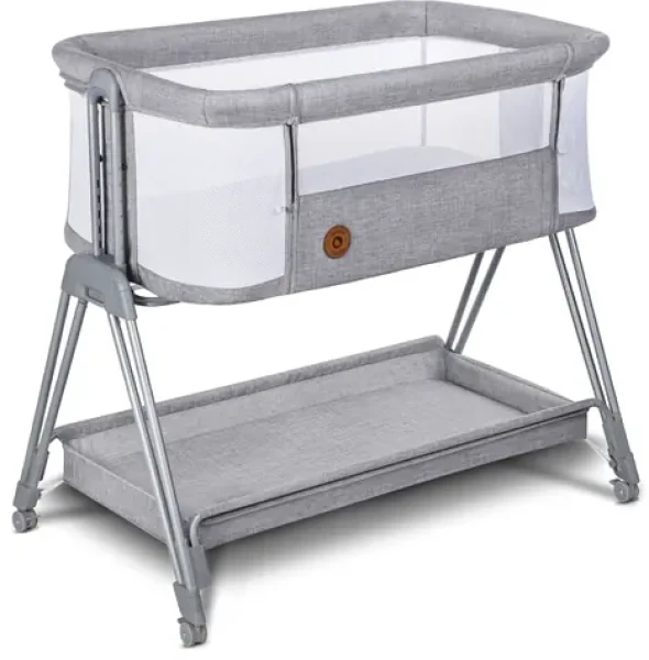 Lionelo Postieľka Luna 2v1 Grey Concrete (LO-LUNA GREY CONCRETE)