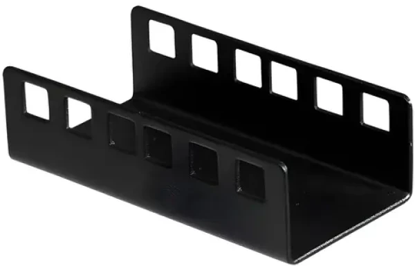 Lanview Sada na spojenie rozvádzačov čierna / Montážna sada do racku / 4 ks / 100x50x30 mm (RAX100BL)