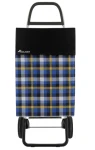 Rolser Jean Scottish 2 čierna / Nákupná taška na kolieskach / 2 kolieska / 43 l / nosnosť 50 kg / 1,12 kg