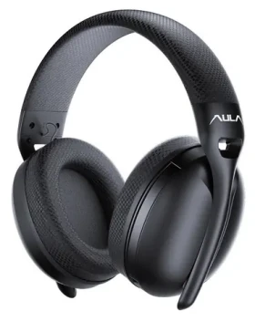 Aula S6 čierna / Slúchadlá / Bluetooth / Herné / Mikrofón s potlačením šumu / Výdrž batérie 22 h (AUS6-B)