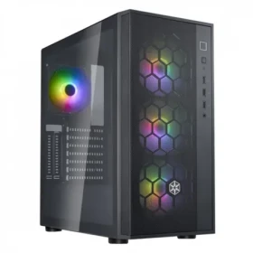 Silverstone Fara R1 PRO V2 čierna / ATX / 1x USB-A 2.0 / 2x USB-A 3.0 / 4X 120mm ARGB / bez zdroja / priehľadná bočnica (SST-FAR1B-PRO-V2)