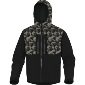 Pracovná softshell bunda Delta Plus HORTEN2 Farba: Čierna/ Maskáčová, Veľkosť: S (HORT2NCPT)