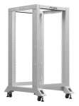 Lanberg Open Rack 22U sivá / Stojanový rozvádzač / 19" / 600×800 mm / nosnosť 600 kg (OR01-6822-S)