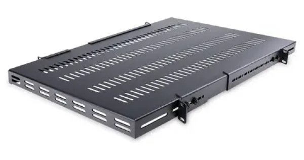 StarTech RK1233BKM čierna / Polica do racku / 1U / 19" / nastaviteľná hĺbka / odolná konštrukcia (ADJSHELFHDV)