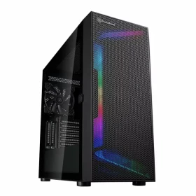 Silverstone SETA H1 čierna / SSI-EEB / 2x USB-A 3.0 / 1x USB-C / bez zdroja / priehľadná bočnica (SST-SEH1B-G)