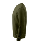 Essential mikina s kapucňou pánska/detská vojenská 2XL
