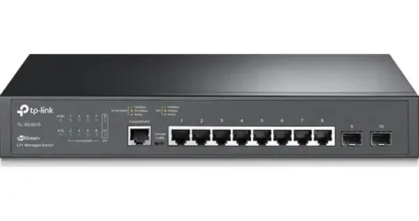 TP-LINK TL-SG3210 / Switch / L2 spravovaný / VLAN 802.1Q / bez PoE / MAC tabuľka 8000 (TLSG3210)