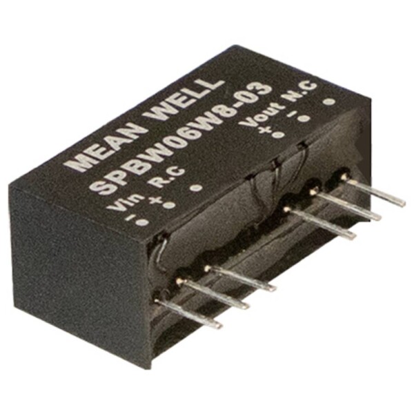 MEAN WELL SPBW06W8-03 DC / DC menič napätia 3.3 V 1.500 A 6 W; SPBW06W8-03