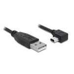 Delock kábel USB 2.0 A-samec gt; USB mini-B 5-pin samec pravouhlý, 1 meter (82681)