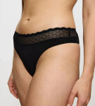 Dámske tangá Feel of Modal String 3P - BLACK - black 0004 - TRIUMPH BLACK L
