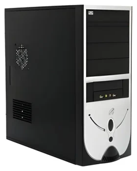 Acutake ACU- Smile-SB strieborná / Počítačová skriňa / Midi Tower / Micro ATX / bez zdroja (ACU-SMILE-SB)