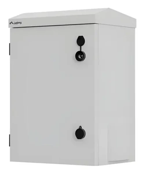 Rozvádzač 10" nástenný IP55 sivá / Nástenný rozvádzač / 340x250x500 mm / zmontovaný (WAH1-3450-00S)