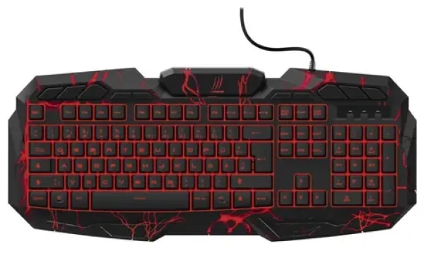 URage Illuminated2 čierna / herná klávesnica / drôtová (USB) / CZ / podsvietená / anti-ghosting / 105 kláves (113784)