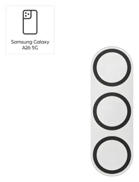 HAMA Cam Protect / Ochranné sklo fotoaparátu / Samsung Galaxy A26 5G / priehľadné