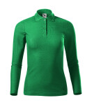 Polokošeľa Pique Polo LS stredne zelená XL