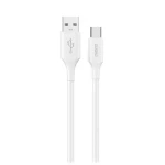 Dudao L2sT napájací kábel / USB-A / USB-C / 6A / 1,2 m / biela (195953)