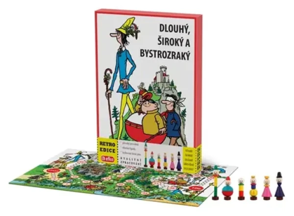 EFKO Spoločenská hra Dlhý, Široký a Bystrozraký