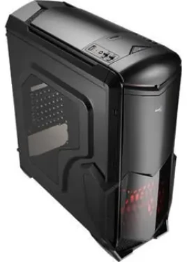 AeroCool BattleHawk čierna / PC skriňa / ATX / bez zdroja (4713105955415)