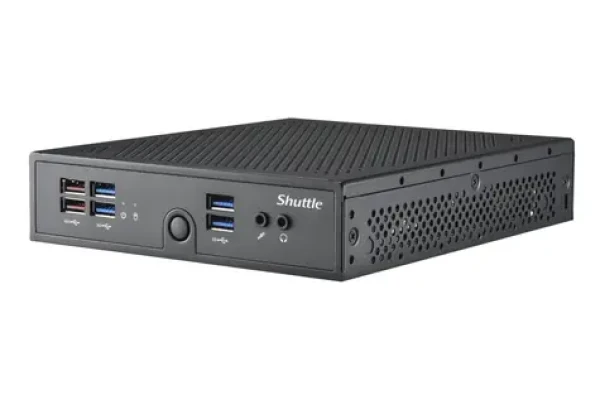 Shuttle XPC slim DS50U5 čierna / IntelCore i5-1335U 1.3GHz / 2xDDR5 / 1xSATA / 2x M.2 / 2xGLAN / Bez OS (DS50U5)