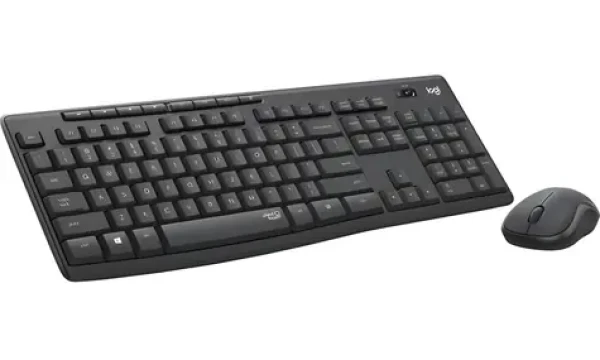 Logitech MK295 grafitová BE / Set klávesnice a myši / bezdrôtový / tichý / INTNL / BE Layout (920-009803)
