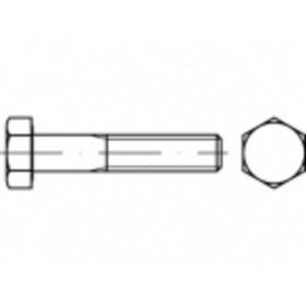 TOOLCRAFT TO-5402499 šesťhranná skrutka M12 60 mm vonkajší šesťhran ocel pozinkované žiarom 100 ks; TO-5402499