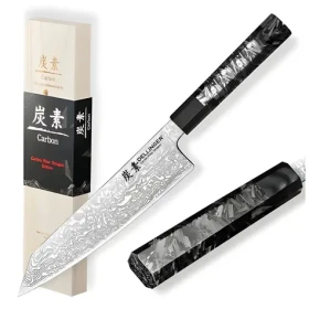 Dellinger Carbon Fiber Octagon / Nôž Chef/Kiritsuke / 215 mm (XZ-PM80-QFD-CF)
