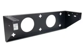 Inter-tech 19" nástenná konzola čierna / Montážny držiak / do racku / 3U / hĺbka 161 mm / nosnosť 15 kg (88887324)