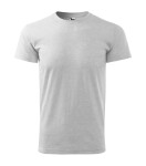 Heavy Nové unisex tričko svetlo šedé XL