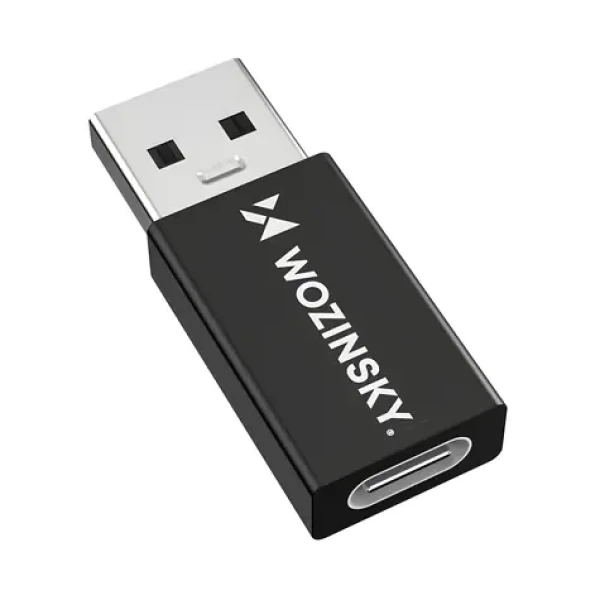 Wozinsky WAAC-01 čierna / OTG adaptér / USB-A - USB-C