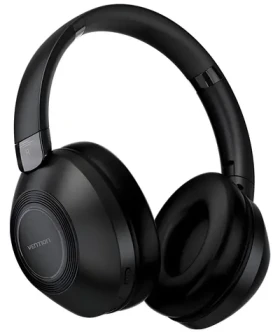 Vention SoundMate čierna / Bezdrôtové slúchadlá / mikrofón / Bluetooth 5.3 / dobíjacie púzdro / až 20 h (NBBB0)