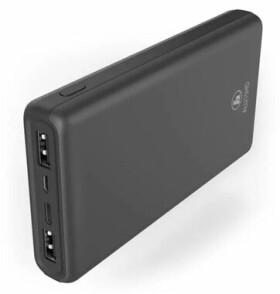 Hama ALU15HD antracitová / Powerbanka / 15000 mAh / 2x USB / 1x USB-C / 3A / hliníkové prevedenie (187238-H)