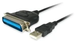 Equip čierna / Adaptér / USB-A - Centronics 36 IEEE1284 / 1,5 m (133383)