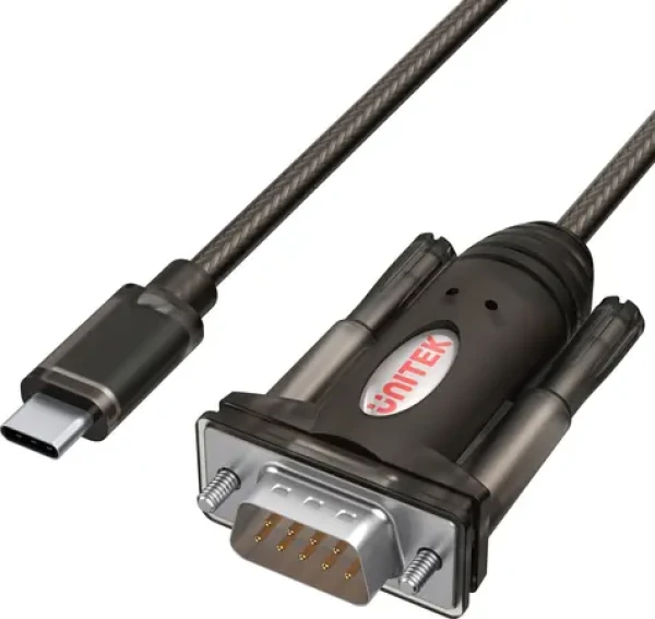 Unitek Y-1105K čierna / Kábel USB-C - RS-232 (DB-9) / 1,5 m (Y-1105K)