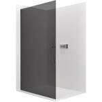 CERANO - Sprchová zástena Walk-in Crystal Ľ/P - 10 mm - bezvzperový systém - chróm, grafitové sklo - 150x200 CER-8050BD82487