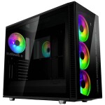 Fractal Design Define S2 Vision - RGB midi tower PC skrinka čierna; FD-CA-DEF-S2V-RGB-BKO-TGD