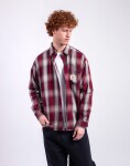Carhartt WIP L/S Harlin Shirt Harlin Check, Chili Pepper L