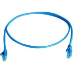 Telegärtner 100008053 RJ45 sieťové káble, prepojovacie káble CAT 6 U/UTP 0.50 m modrá samozhášavý, bez halogénov 1 ks; 100008053