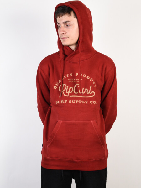 Rip Curl SURF SUPPLY CO. RED pánska mikina - XL