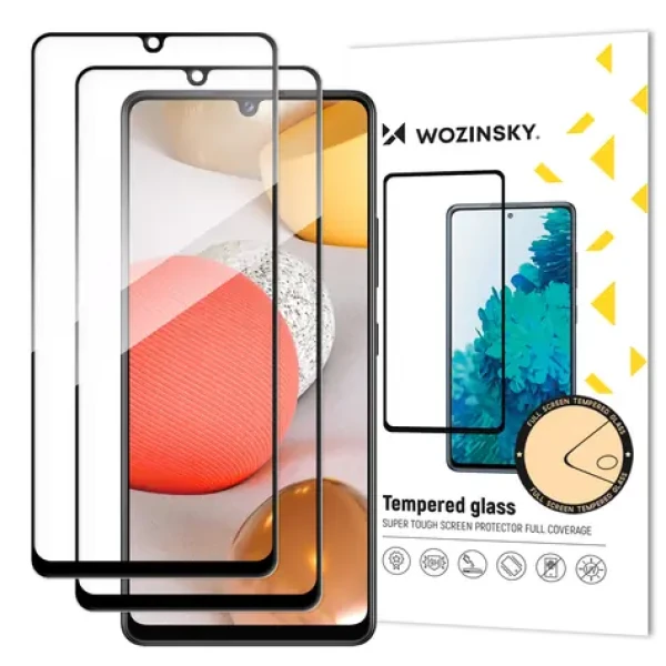 Wozinsky Ochranné tvrdené sklo 2ks pre Samsung Galaxy A42 5G / Tvrdené sklo / Full Glue / Case Friendly